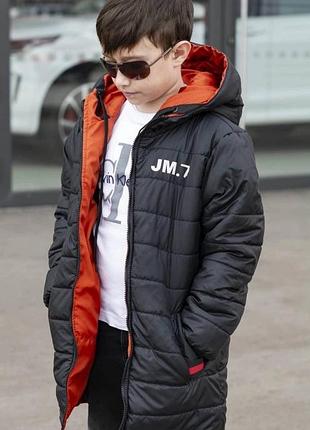 Подростковая  двухсторонняя куртка весна-осень