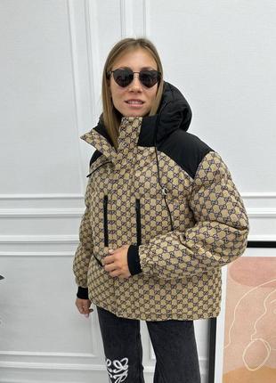 Куртка трансформер премиум качества в стиле gucci