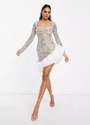 Декорована сукня asos luxe