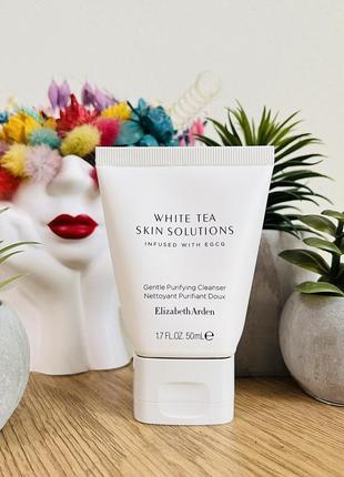 Оригинальный очищающий гель для лица elizabeth arden white tea skin solutions gentle purifying cleanser