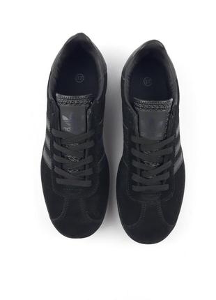 Женские кроссовки adidas gazelle черные