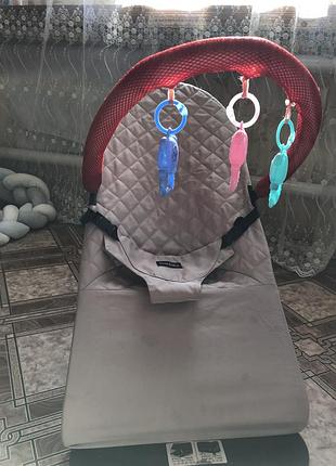 Дитячий шезлонг гойдалка для немовлят2 фото