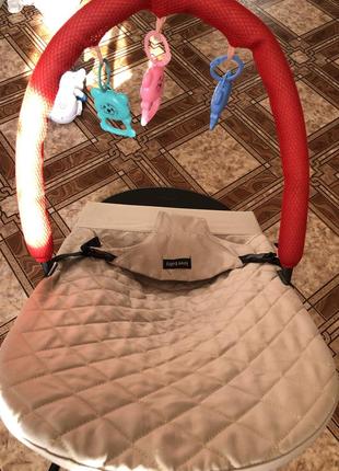 Дитячий шезлонг гойдалка для немовлят4 фото