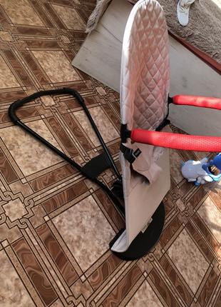 Дитячий шезлонг гойдалка для немовлят5 фото