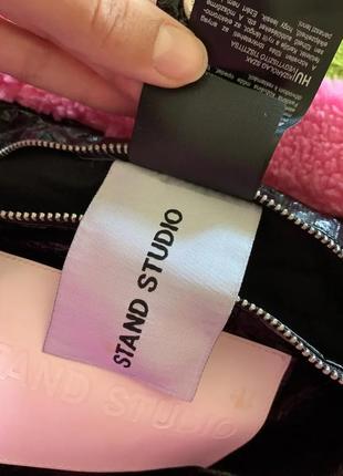 Сумка зі штучним рожевим хутром4 фото