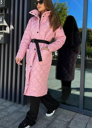 Розпродаж ‼️ зимове рожеве пальто