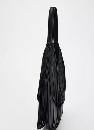 Сумка-шоппер с бахромой