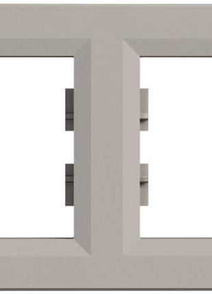 Рамка 2-постова горизонтальна бронза asfora schneider