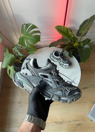 Кросівки в стилі balenciaga track 2 blue grey