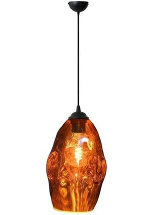 Світильник підвісний  "meteor"  е27 (овальний) мідь