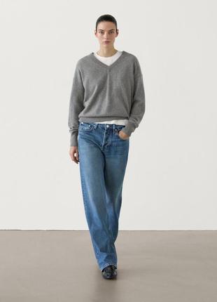 Актуальні джинси жіночі mid rise premium denim бренд massimo dutti
