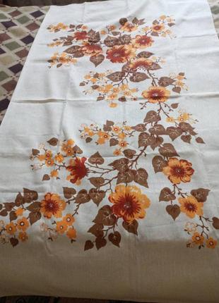 Скатертина лляна, нова, срср, 1,75*1,5м