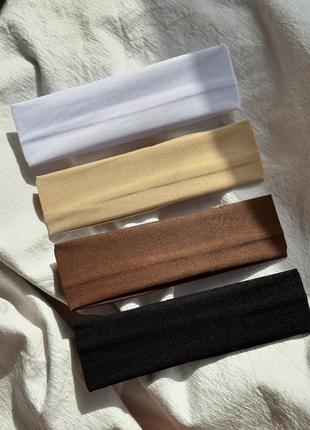 Повʼязка тренд котон чорна біла коричнева беж