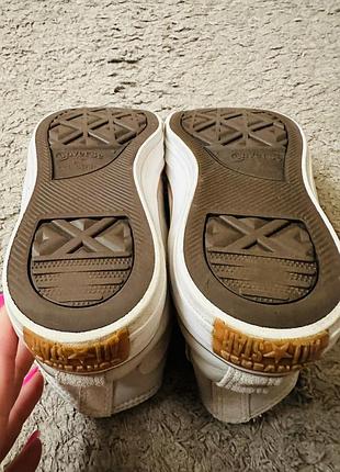 Шкіряні кеди converse утеплені 3
