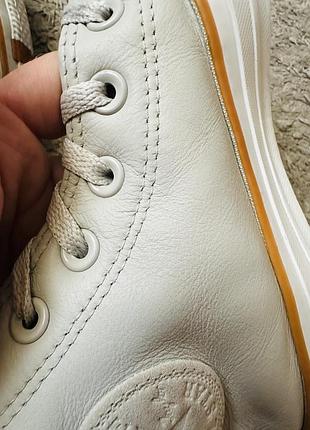 Шкіряні кеди converse утеплені 5