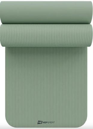 Коврик для йоги hop-sport hs-nb010gm nbr 1см оливковый