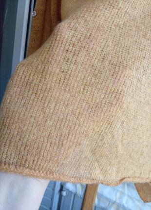 Итальянский мохеровый свитер джемпер паутинка большого размера батал