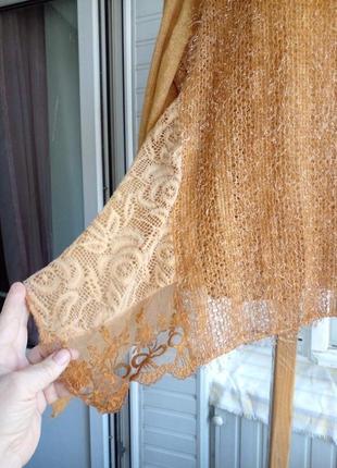 Итальянский мохеровый свитер джемпер паутинка большого размера батал