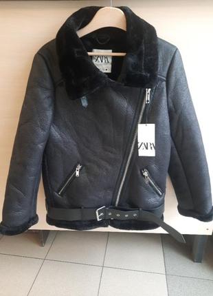 Дубльонка жін. zara р.м(170/88а) штучне хутро