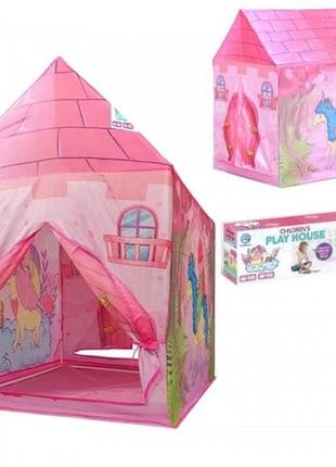 Детская игровая палатка домик каркасная для девочки единорог моникс