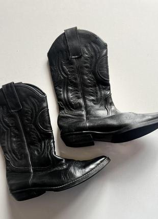 Американские винтажные кожаные казаки ковбойки