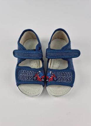 Тапочки для садика для дома для мальчика на липучке waldi 23р.