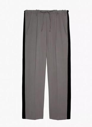 Брюки женские бежевые шерстяные stefano pilati x zara