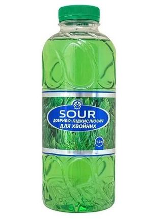 Удобрение подкислитель для хвойных растений rost sour 1,2 л, киссон maxx shop