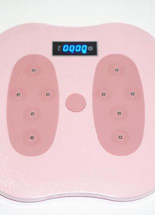 Обертовий тренажер масажер для стоп waist twisting disc з підрахунком калорій10 фото