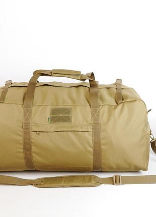 Сумка тактична kiborg military bag 130l coyote5 фото