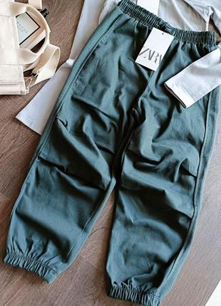 Комбинированные спортивные штаны zara 6-7 р и 13-14 г.
