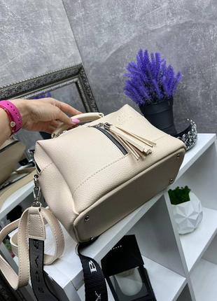 Женская стильная и качественная сумка из эко кожи бордо9 фото
