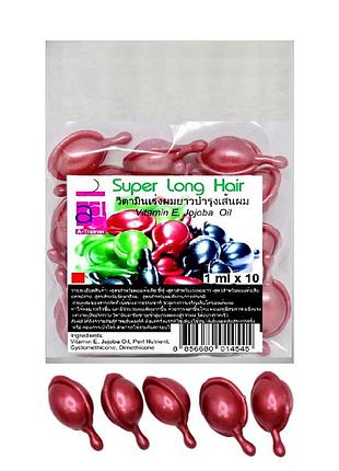 Тайські капсули для волосся a-trainer super long hair для фарбованого волосся, 10 шт.