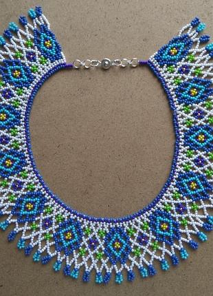 Силка из чешского бисера весенняя