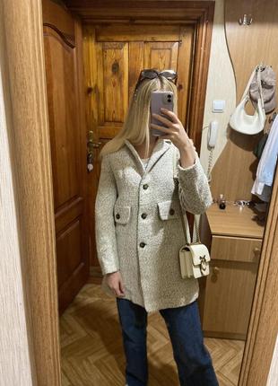 Жіноче шерстяне пальто від h&m