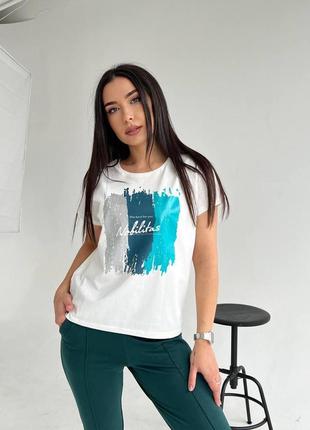 Модное сочетание: женская двойка - футболка и штаны для летнего сезона2 фото