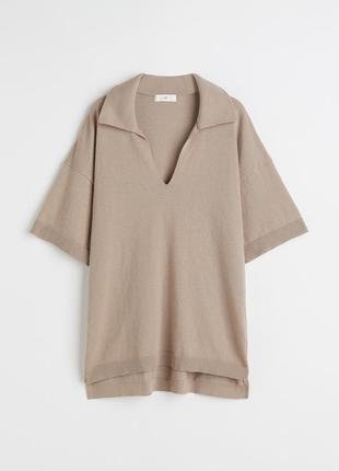 Стильное трикотажное поло h&m
