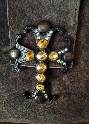 Винтажная кожаная сумочка.