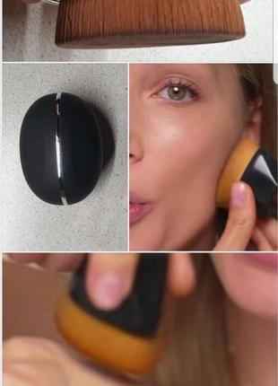 Пензель кабукі для нанесення тонального крему, рум'ян, хайлайтера