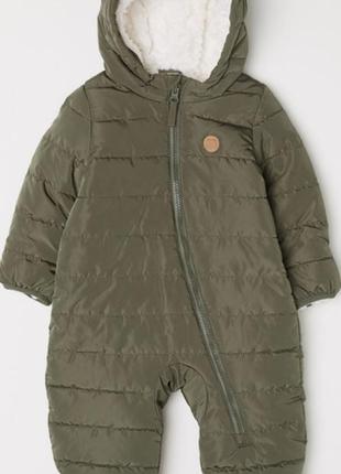 Комбинезон детский болеемерит h&m 0623666 56 (1-4 мес) зеленый