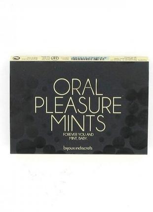 Мятные конфетки для орального секса bijoux indiscrets oral pleasure mints – peppermint. maxx shop