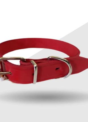 Нашийник для собак лорд чорний 3.0/32-46 червоний