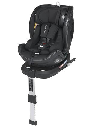 Дитяче автокрісло el camino me 1045-1 evolution 2 isofix 360o black striped