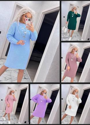 🛍️ сукня 
розміри: 42-56 (універсальний).