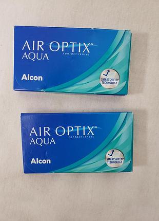 Контактні лінзи air optix aqua 6 шт. pwr -1,75, рад. кривизни (bc) 8,6