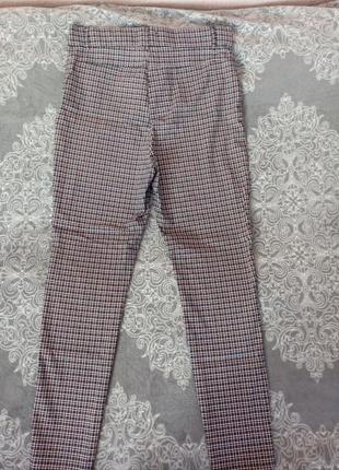 Брюки штани в клітинку 48-50p xl5 фото