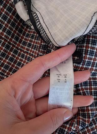 Брюки штани в клітинку 48-50p xl7 фото