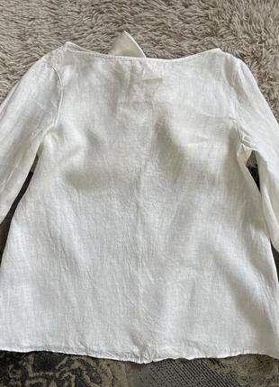 Блуза из льна от massimo dutti