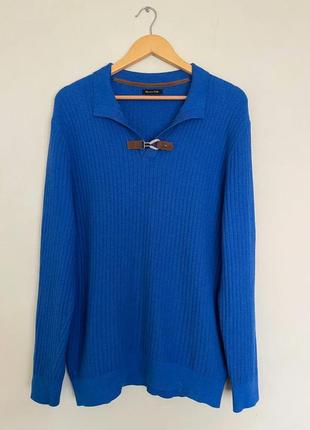 Свитер massimo dutti xxl 2xl хлопок и кашемир, светр