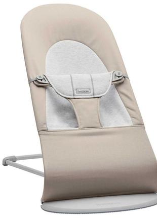 Кресло–шезлонг babybjorn balance soft beige cotton/jersey